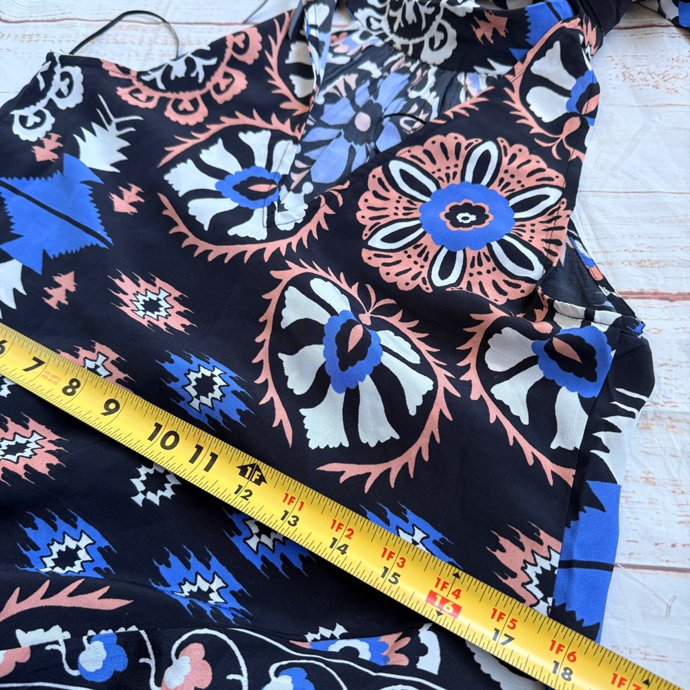 Anthropologie Silk Halter Midi Dress |‎ Size XXS | Boho Elegant - Picture 7 of 10